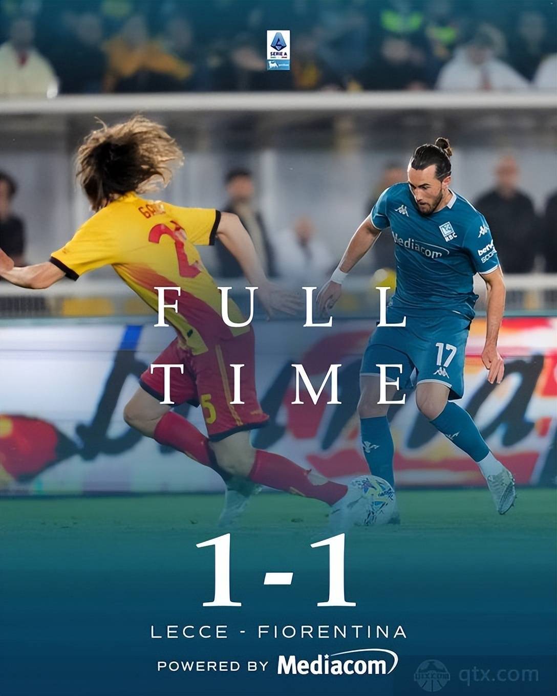 意甲爆大冷！降级区莱切 1-1 逼平佛罗伦萨，保级大战悬念拉满